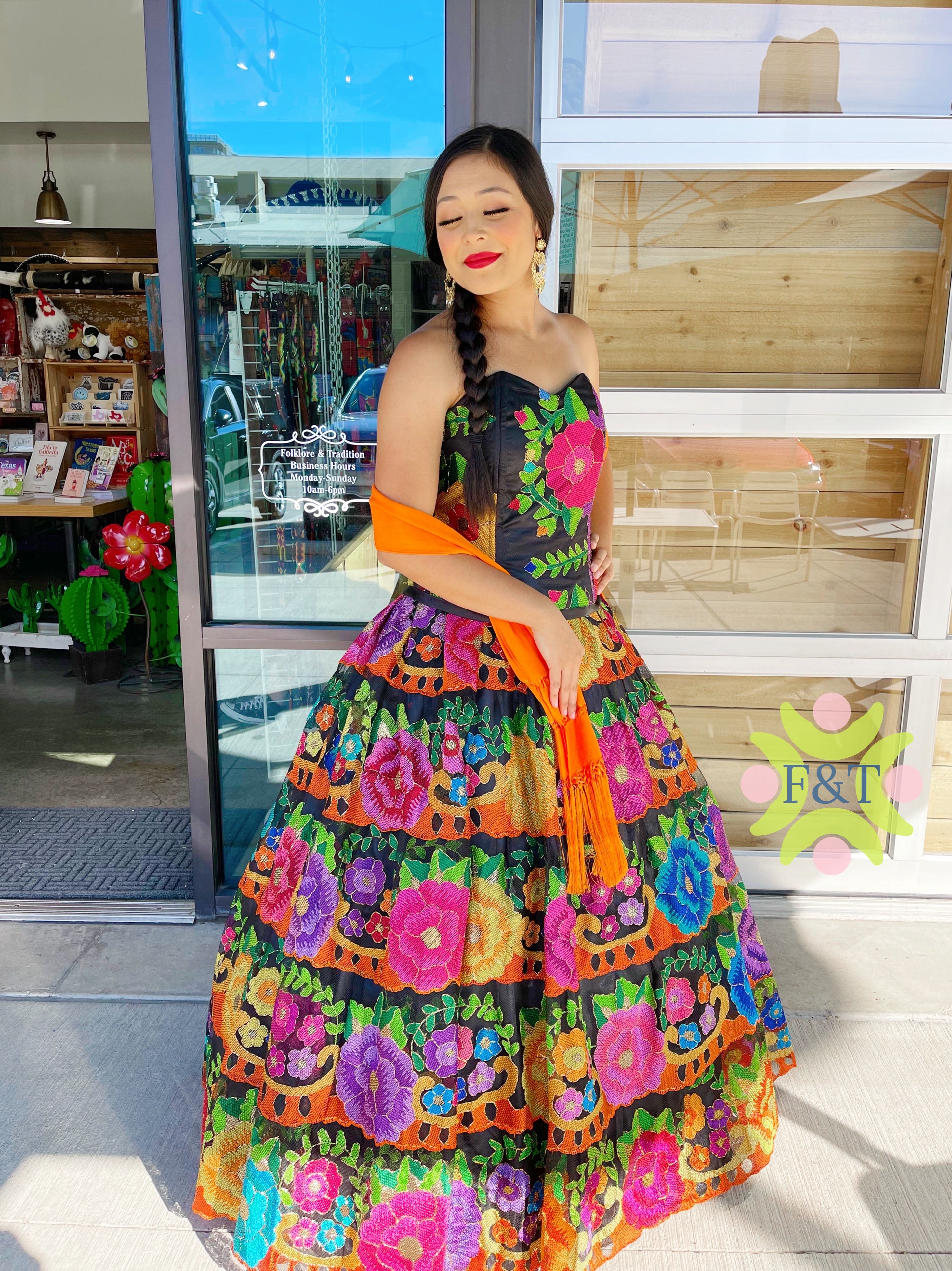 Fiesta Chiapas Petatillo Dress Fiesta Chiapas Petatillo Dress