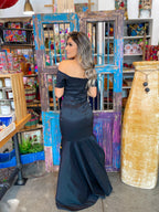 Mermaid Gala - Black Multi. (XS,S,L)