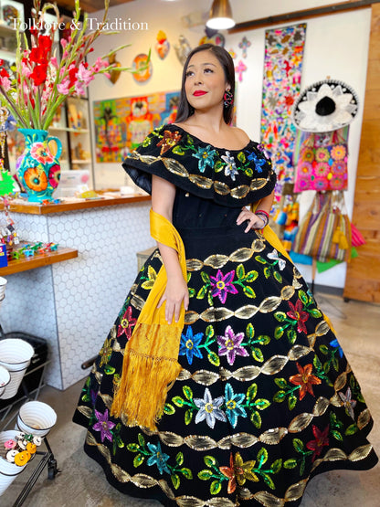 Paloma en Colores Velvet Dress