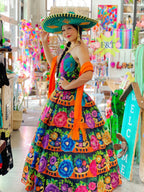 Fiesta Chiapas Petatillo Dress