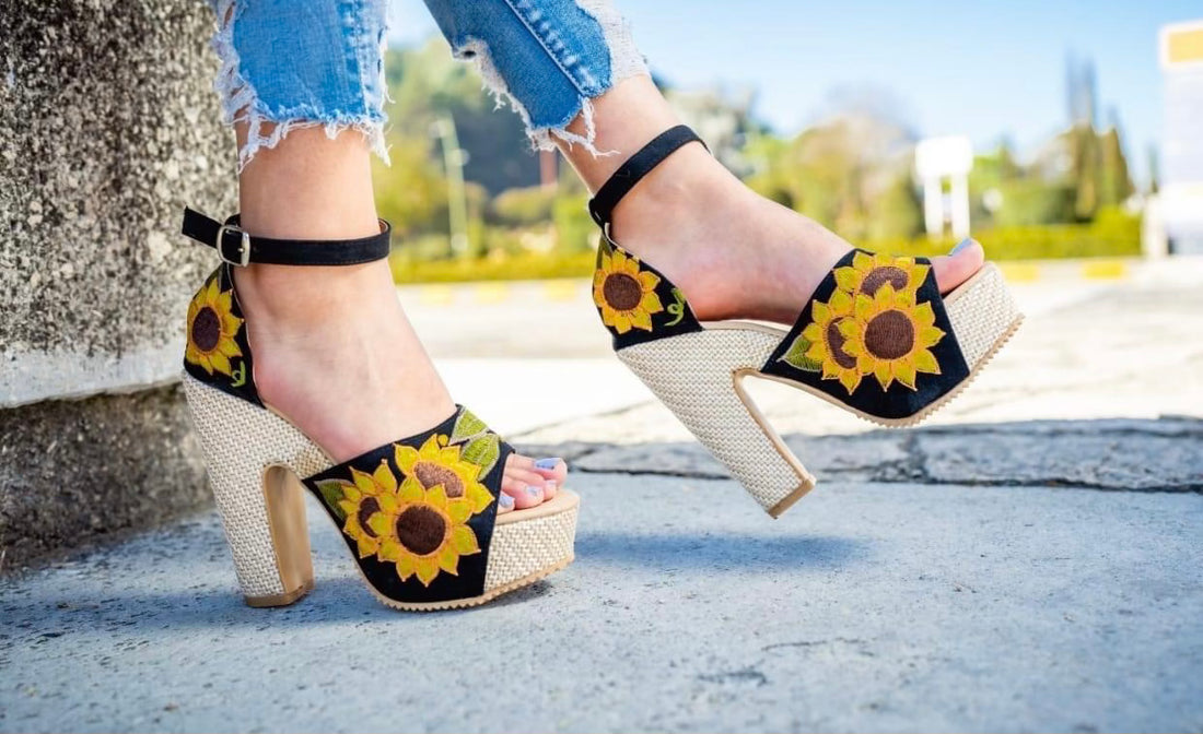 Sunflower Platform Heel