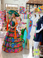 Fiesta Chiapas Petatillo Dress