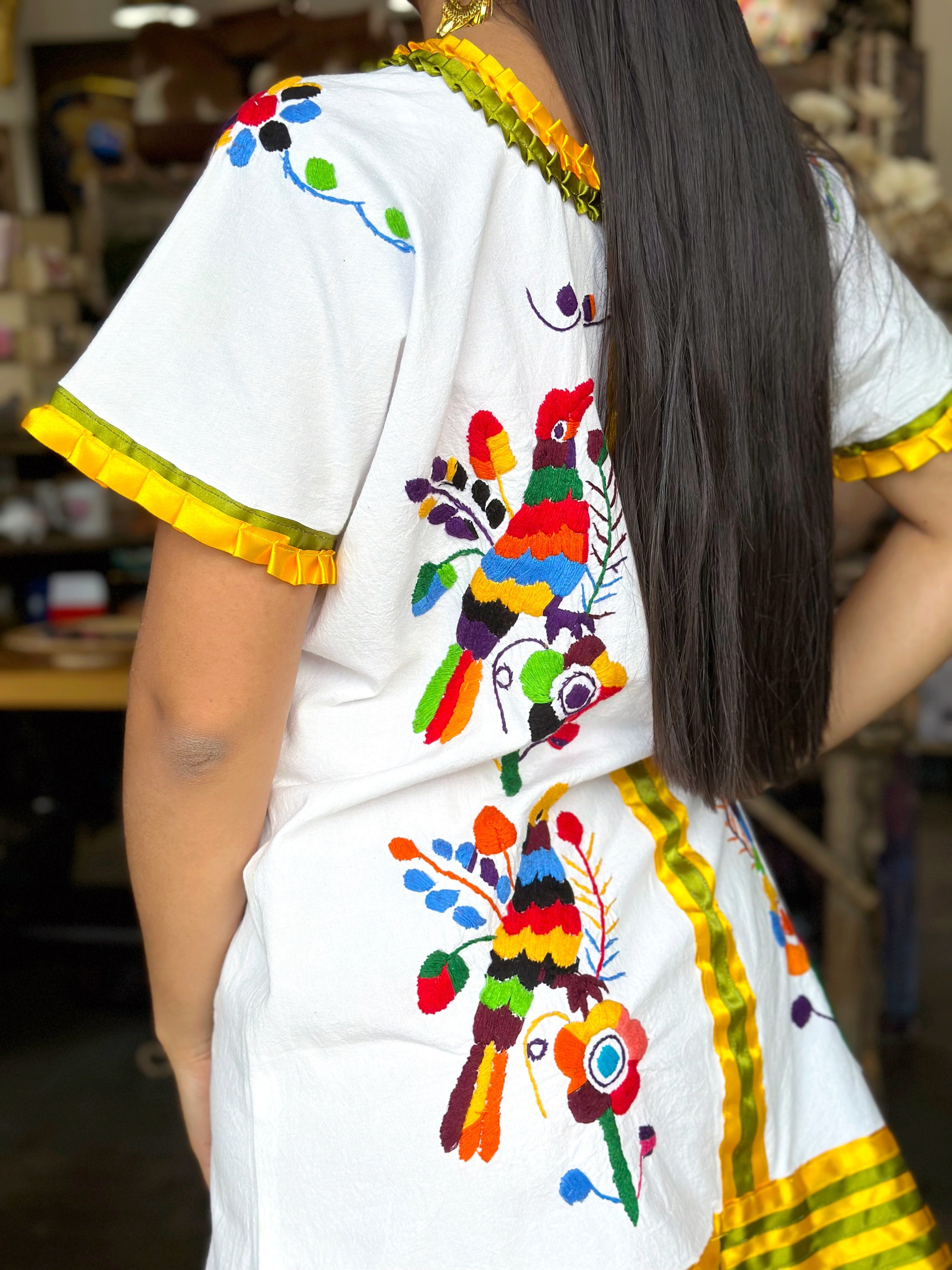 Sale Embroidered Huipil Dress